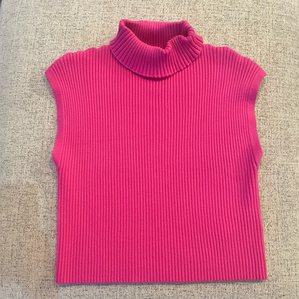 SHEIN Vibrant Pink Knit Fabric